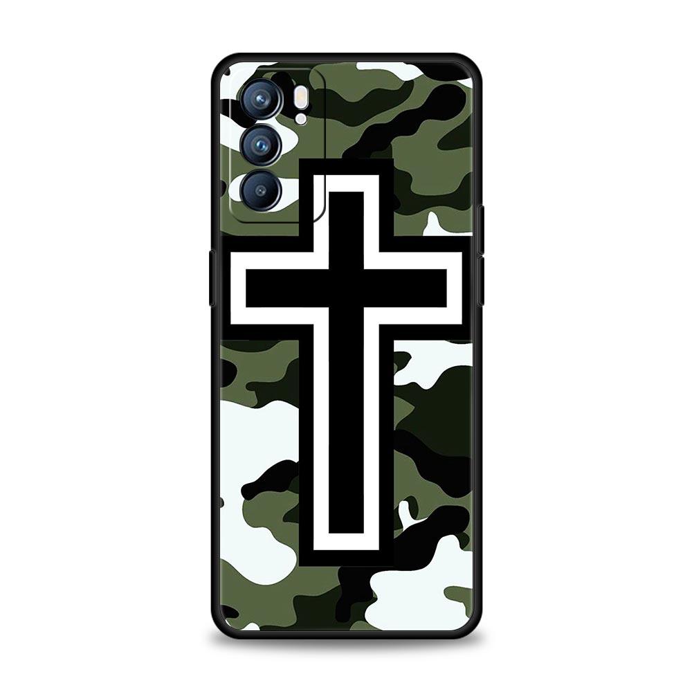 Bible Jesus Christ Christian Cross Case For Oppo Reno13 Reno12 Reno11 F Reno10 Pro A54 5G Find X5 A9 A78 4G A79 A80 A98 Cover