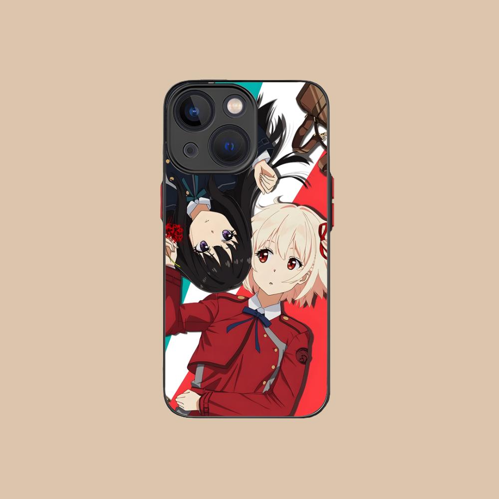 

Чехол для мобильного телефона Lycoris Recoil Anime для iPhone 16 15 14 13 12 11 X XR XS 8 7 Pro Max Plus Mini Цветной Силиконовый Защитный iPhone 16