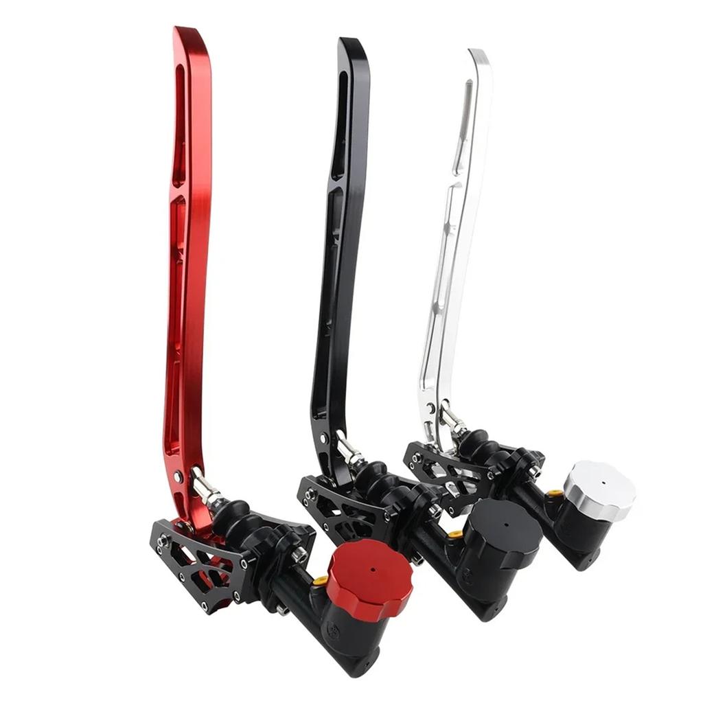 Car Handbrake Racing Hydraulic Handbrake Long Level Gear Kit Black Red Silver Hand Brake Aluminum Drift Hydro E-Brake