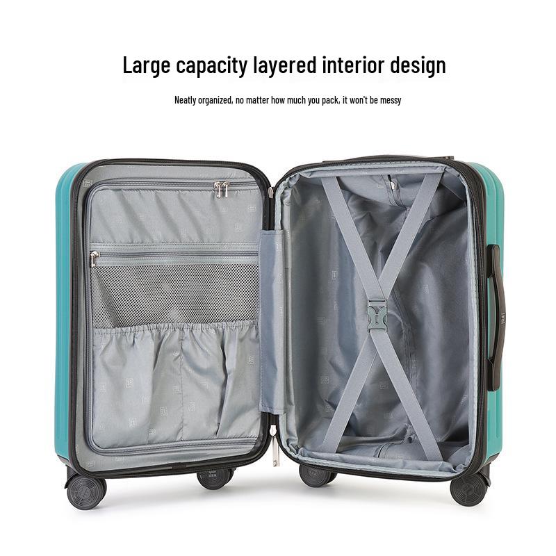 20-Zoll stoßfester Koffer: Langlebig, Große Kapazität, Diebstahlschutz, Handgepäck für Männer & Frauen