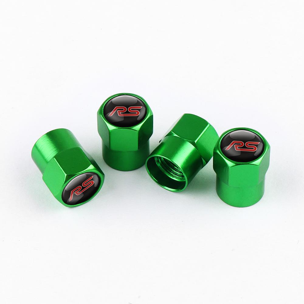 TQ013-Car Tire Valve Cover Wheel Protection Dust Caps Leather Keychain For Ford Fiesta Focus 2 Mk3 Mustang Ranger Kuga Mondeo Mk4 Edge