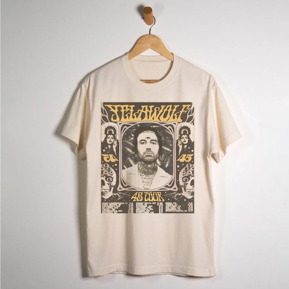 NEW Yelawolf Band WORLD TOUR 2025 Shirt sAND Unisex S-5XL E1878 M