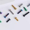 Multiple Color M3 x 6 8 10 12 15mm GR5 Titanium Alloy A2 T25 Torx Button Head D5.5mm Screw Bolt For Road bike