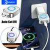 140W PD Fast Charging Auto Powe-Off Protection Type-C Charger Connector RGB Light Overcharge Prevention for Phone
