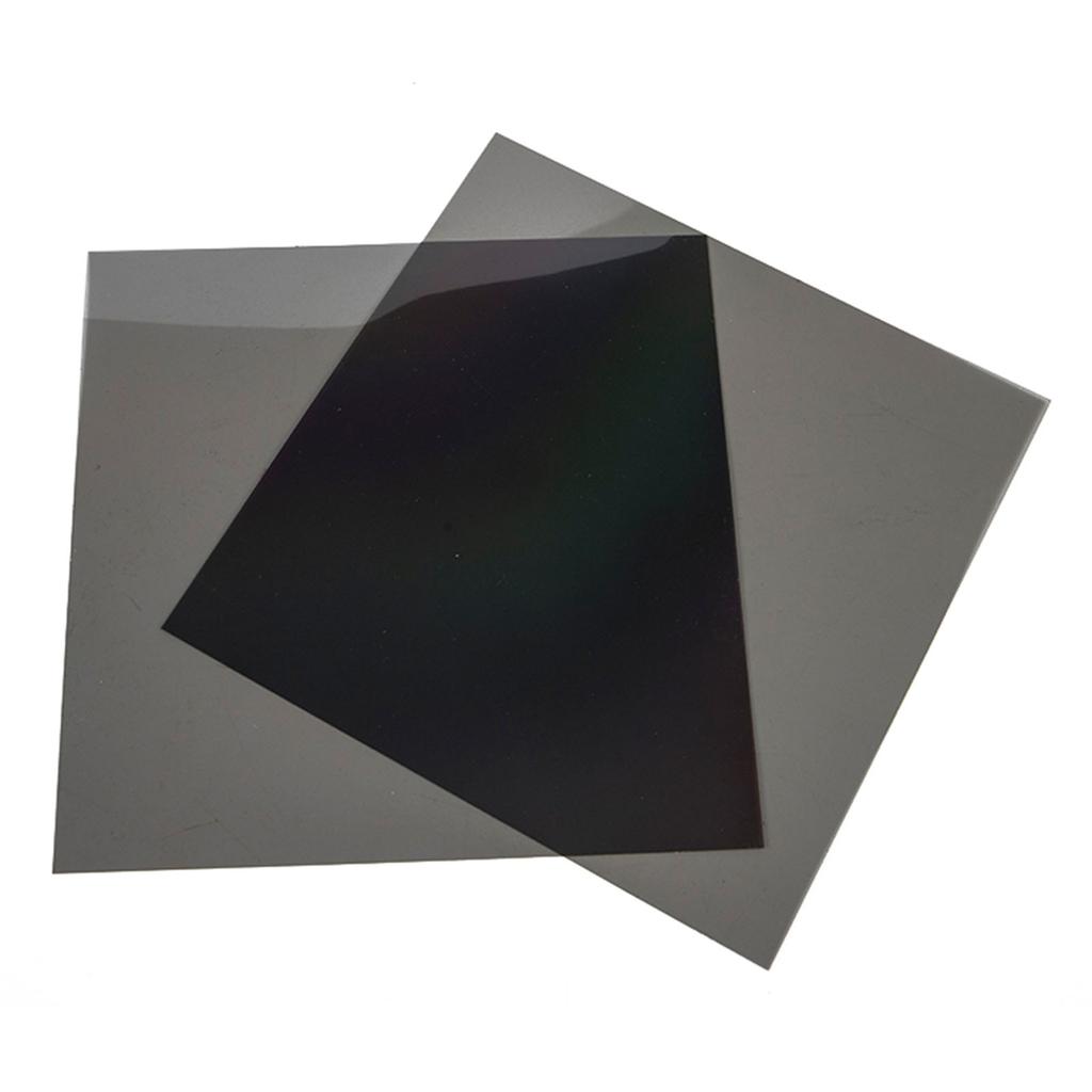 Polarisationsfolien Polarisationsfilter Linear polarisierender Filter Nicht klebend für Bildungsphysik Fotografie Beleuchtung
