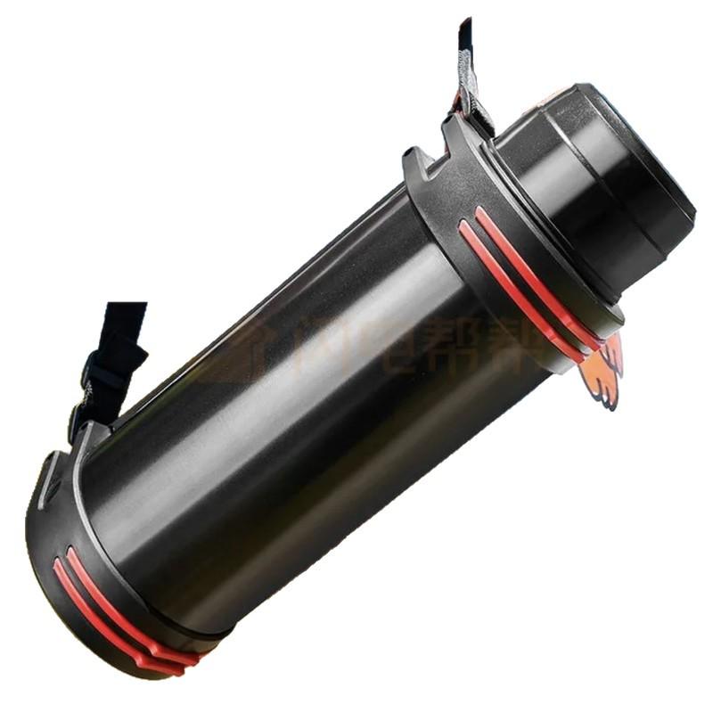 Stainless Steel Outdoor Thermos Bottle with Strap - Large Capacity, Portable, Insulated for Sports & Climbing