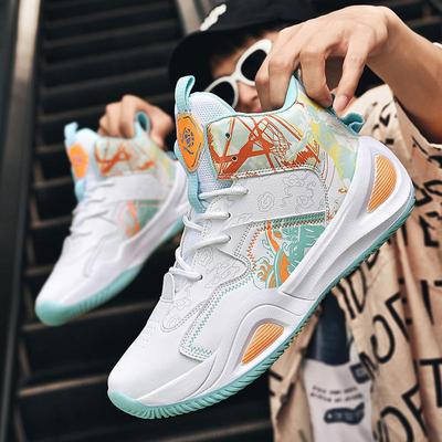 2025 printemps nouvelles chaussures de basket mandarin duck pour hommes cuir respirant montantes chaussures de sport pour femmes antidérapantes chaussures d'entraînement étudiantes