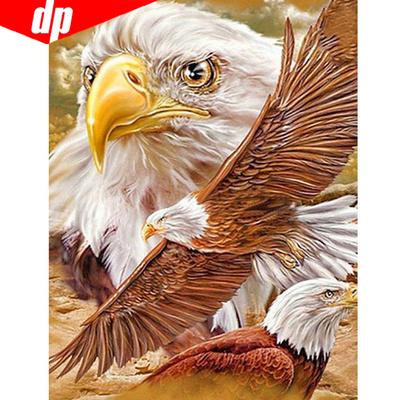 5D DIY volle Runde Diamant Malerei Adler Strass Mosaik Diamant Stickerei Tier Kreuzstich