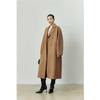 Classic double-breasted silhouette double-sided wool coat medium and long woolen coat women's YM11