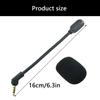 Microphones Replacement Mic for ROG Theta 7.1 Headsets, Detachable Headphones Mic Boom