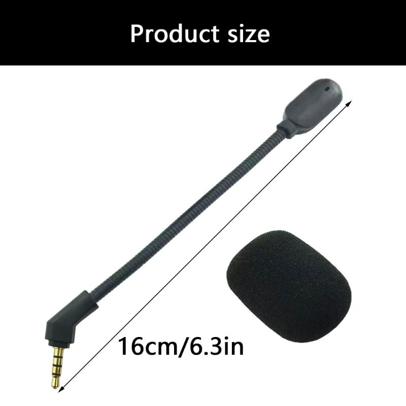 Microphones Replacement Mic for ROG Theta 7.1 Headsets, Detachable Headphones Mic Boom