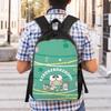 K-KeroKeroKeroppies Backpack for Women Men Waterproof College School Cute Frog Bag Print Bookbags