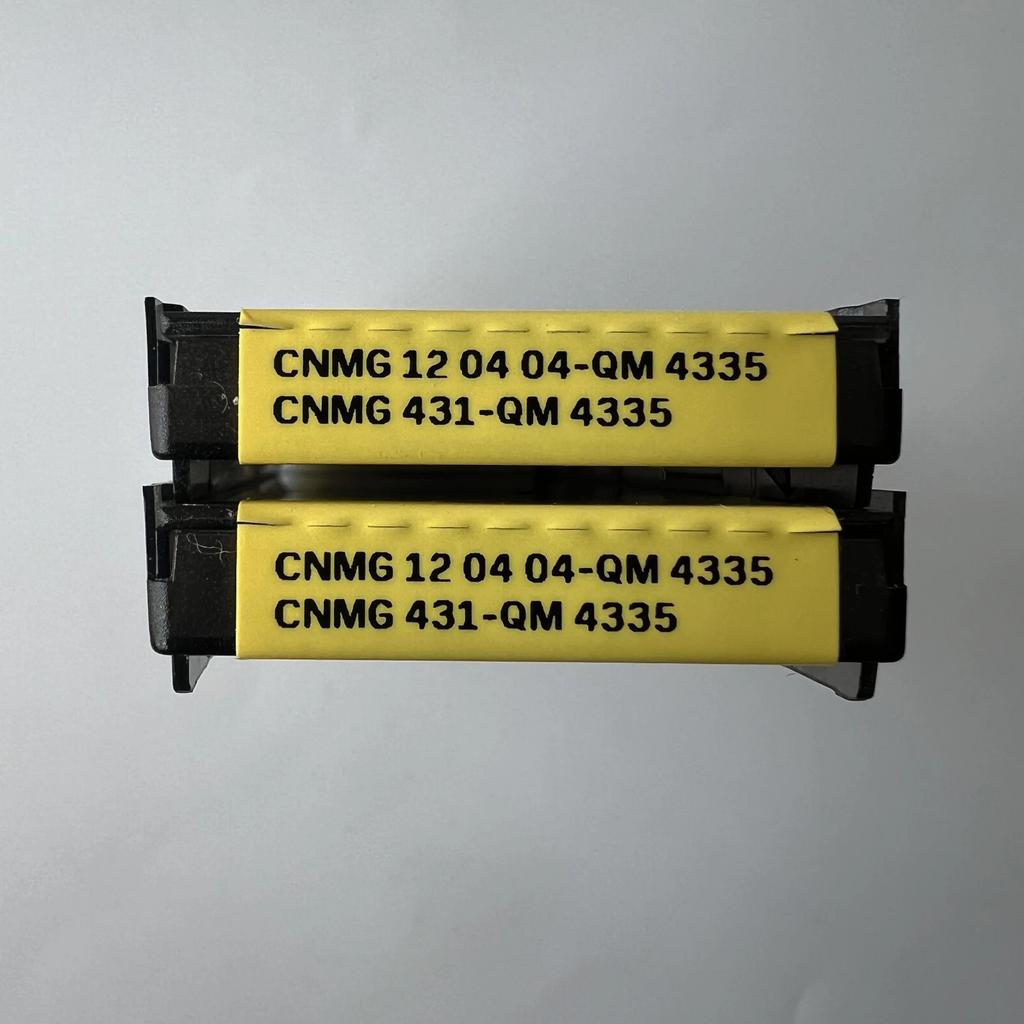Sandvik / CNMG120404-QM 4335 / Industrial Indexable Carbide Inserts 10 Pcs