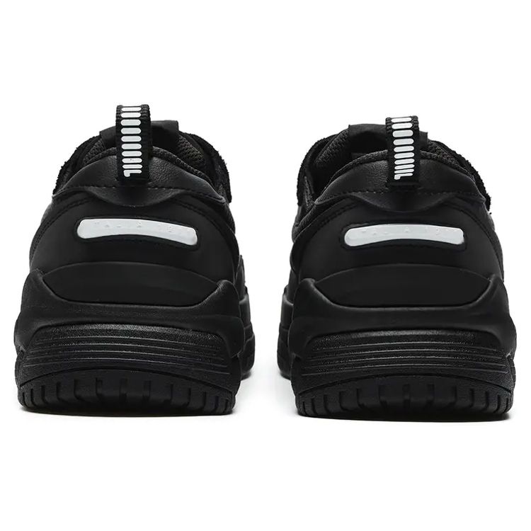 FILA Canestro Leather Comfortable Versatile Shock Absorbing Durable Low Top Retro Basketball Shoes Men sneaker Black F12M241603FBA