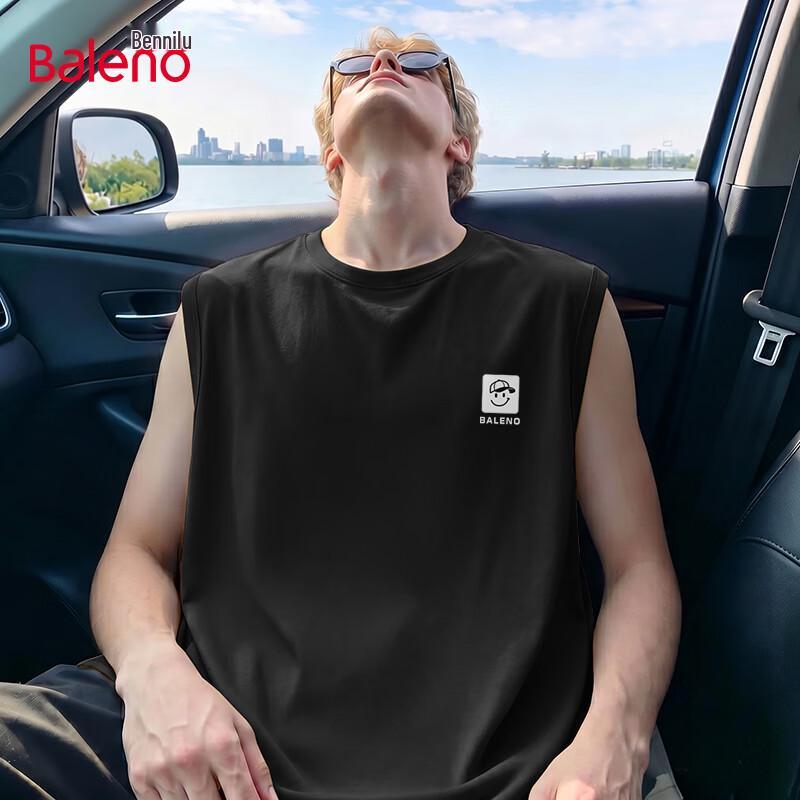 Baleno Men s Heavyweight Cotton Sleeveless T-Shirt M