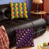 Happy Mardi Gras 2026 Pillow Case Bedroom Sofa Living Room Backrest Decoration Square Cushion Nap Time