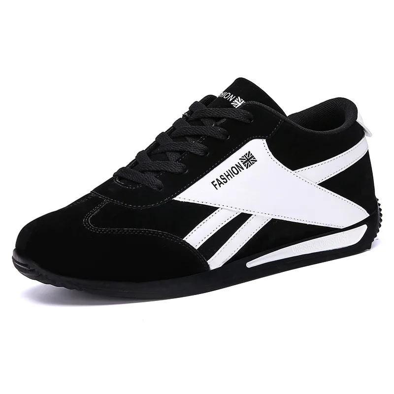 

Мужская обувь Тренд 2025 Дышащая Повседневная Мужские Кроссовки Уличная Нескользящая Плоская Обувь Теннис Для Мужчин Обувь для ходьбы кроссовки 44 чёрный