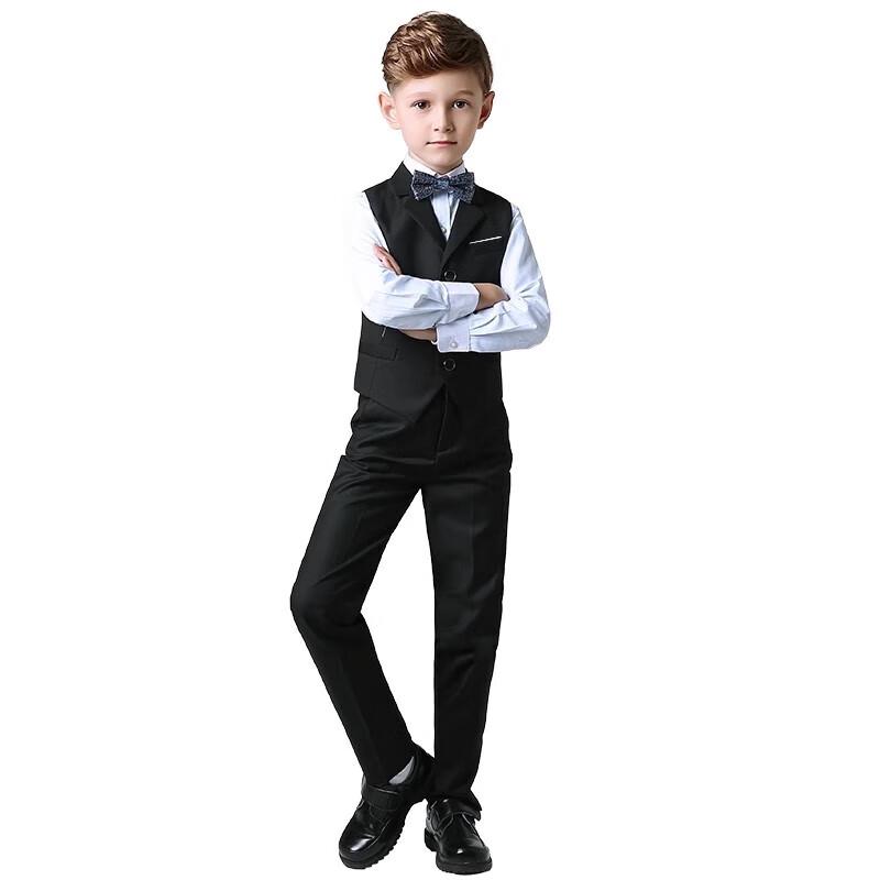 Romon Jungen Formeller Weste Anzug Set