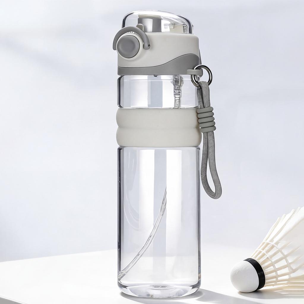 Kids Water Bottle 750ML Spray Sports Water Bottle Direct Drinking Dual-Use Plastic Water Bottles for Outdoor Sporting