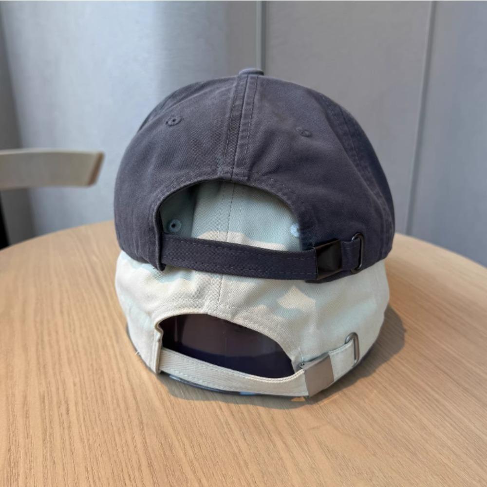Unisex Cotton Mesh Baseball Cap Puppy Letter Embroidery Korean Vintage Style Hat for Outdoor Casual Wear
