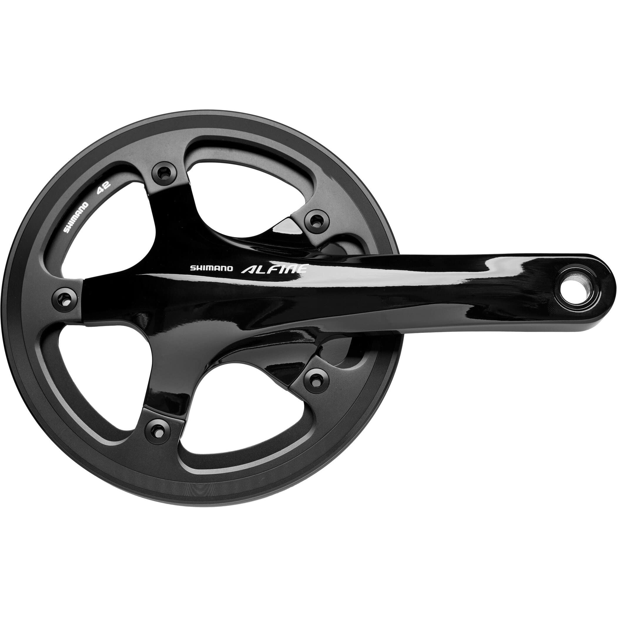 

SHIMANO ALFINE Crankset с защитой цепи Single Black 42T FC-S501 (EFCS501CB2C1L)