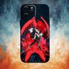 Custodia per Telefono C-Chainsaw Man R-Reze Arc Per iPhone17,16,15,14,13,12,11 Plus,Pro Max Copertura Nera Morbida