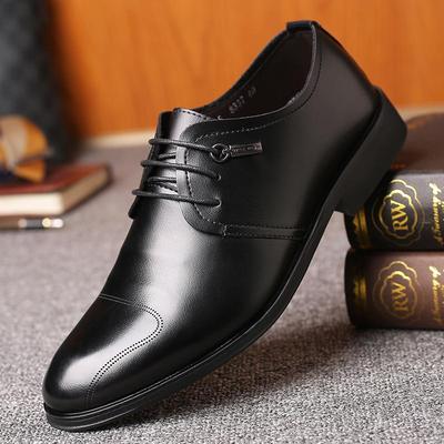 Korean Men'S Business Shoes Formal Leather Shoes Casual Office School Shoes JZ-8337