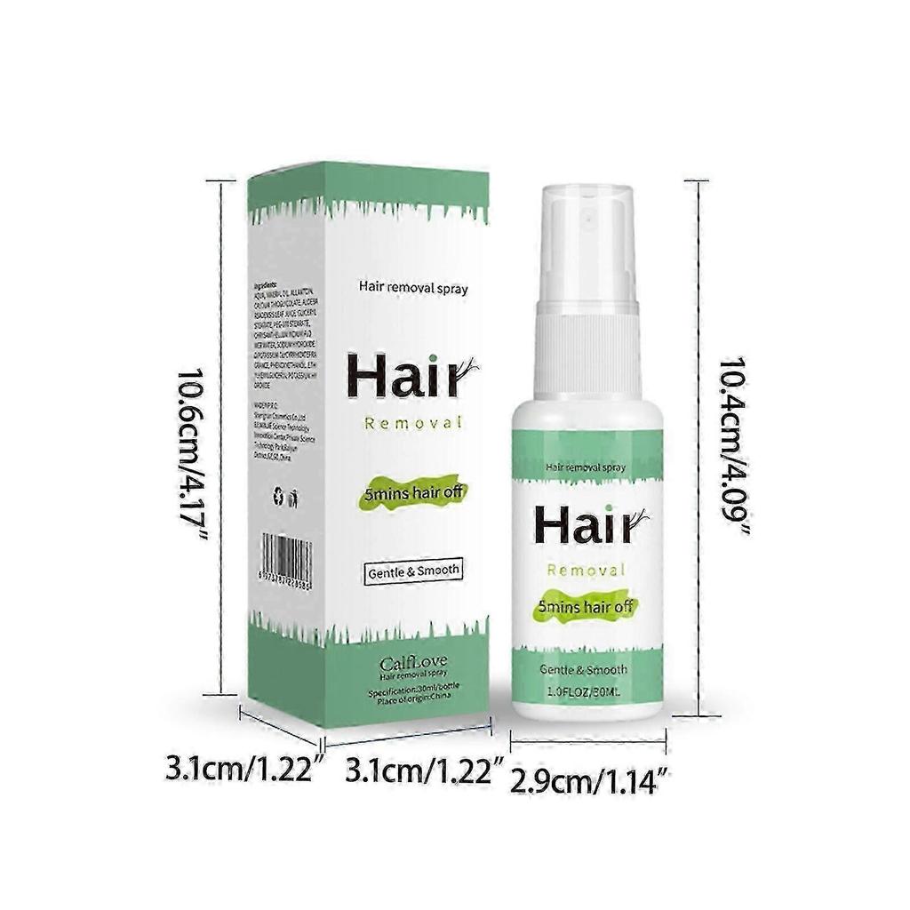 Hair Removal Spray Stop Hair Growth Inhibitor Remover, Hair Removal Spray For Women, Easy Hair Removal For Men 30ml