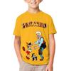 The Adventures of Pinocchio T Shirt Boy Girl Short Sleeve Print Fashionable Cute Casual Cotton Crew Neck Children Tee