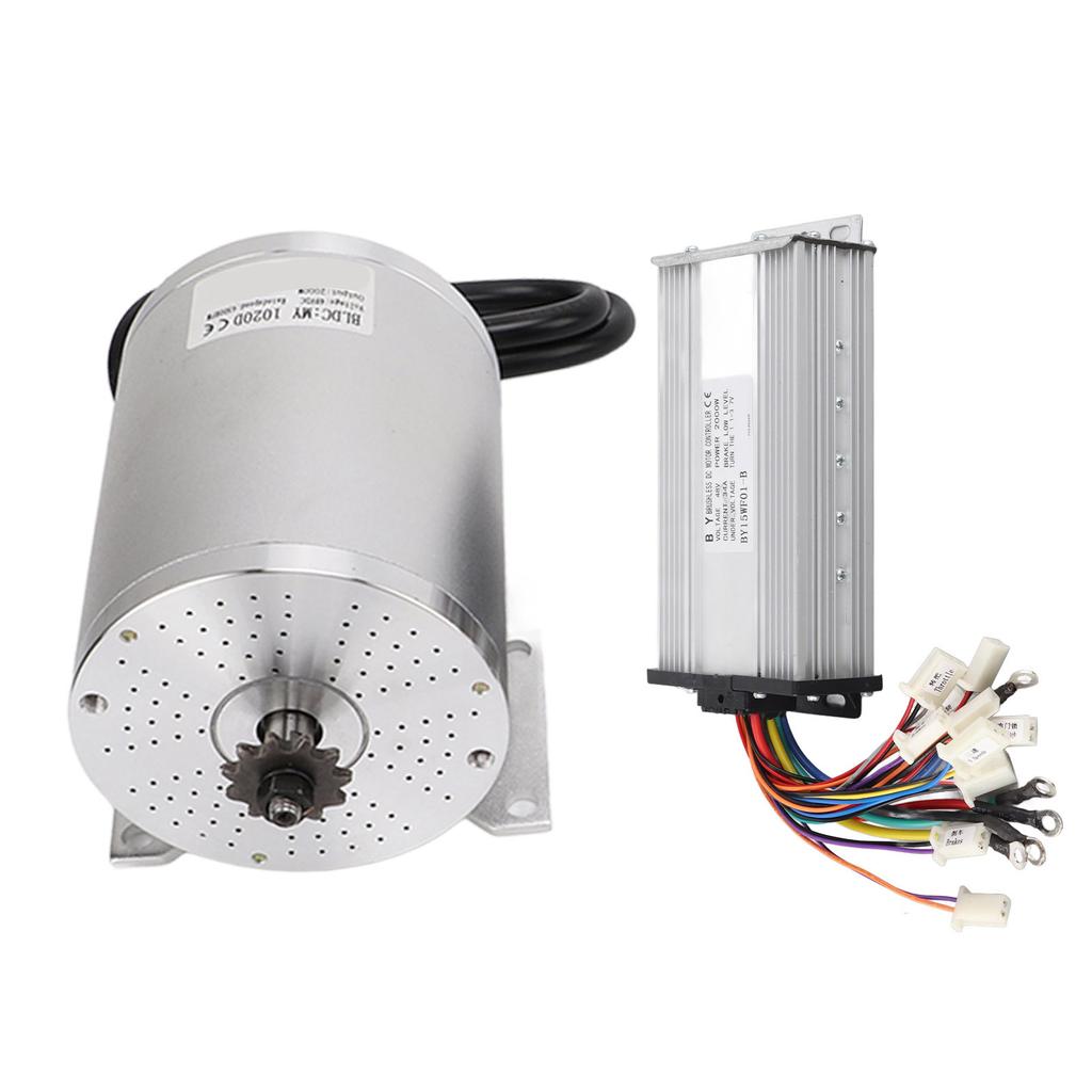 DC48V 2000W Brushless DC Motor Controller Kit 4500rpmMin for DIY Go Kart Electric Scooter Bike