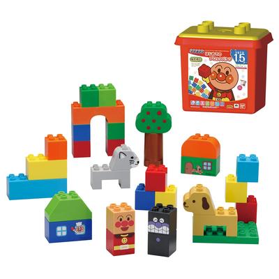 Anpanman's First Block Bucket - Ages 1 Year and 6 Months and Up