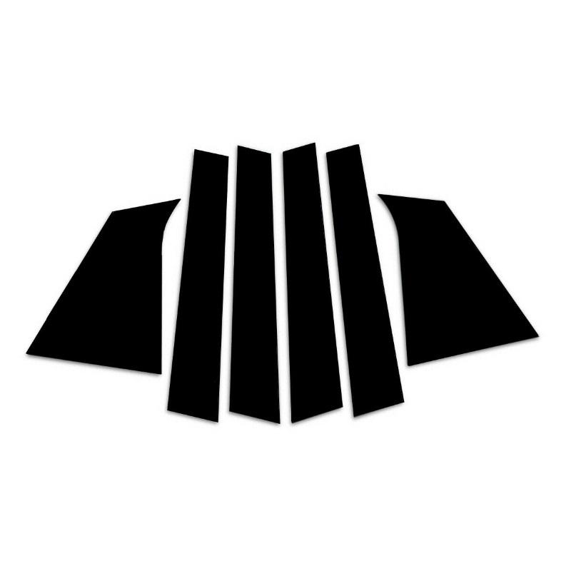 Fit For Chevrolet Malibu XL 2016- Polished Pillar Posts Window Trim Cover BC Column