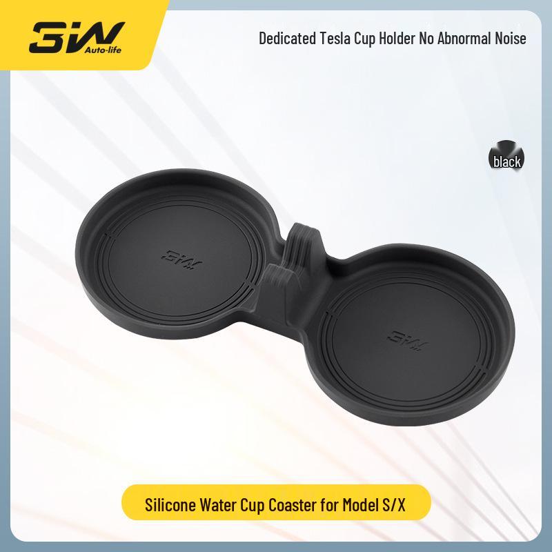 Tesla Model Y/3/S/X Center Console Silicone Cup Holder Coaster