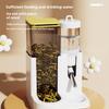 Large Capacity 2In1 Hamster Feeder And Waterer Leakproof Automatic Feeder Water Dispenser Leak Proof Food Small Pet Supplies