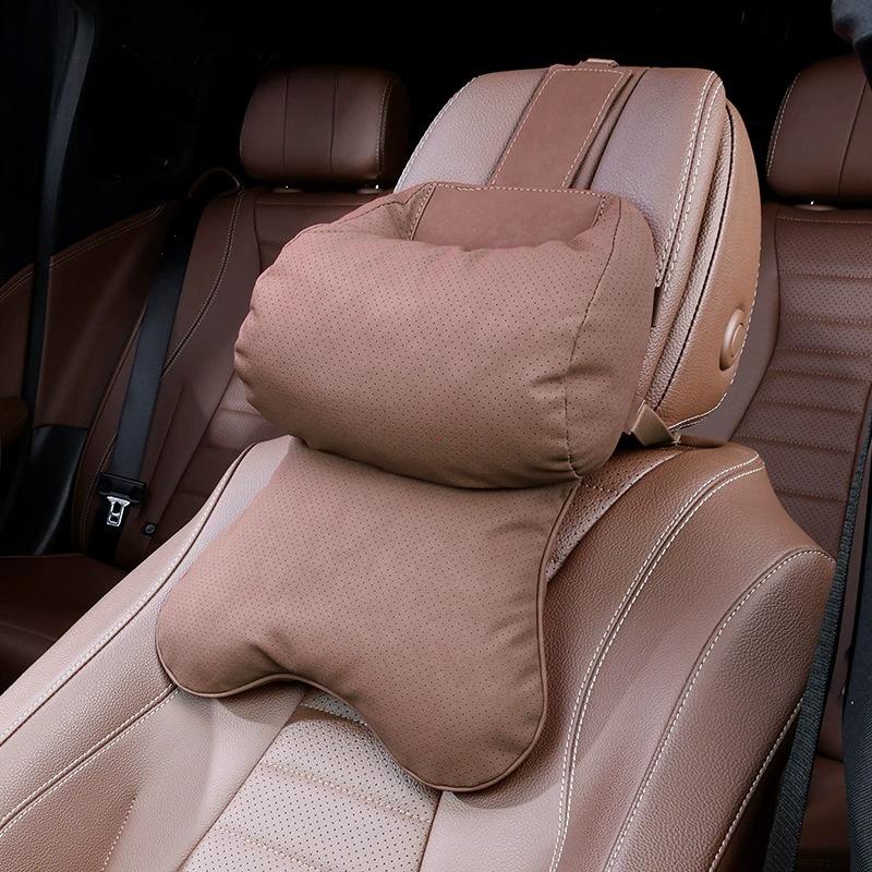 Car Seat Headrest Universal Travel Rest Breathable Neck Pillow Protect Neck Soft Comfortable Neck Rest Car Accessories