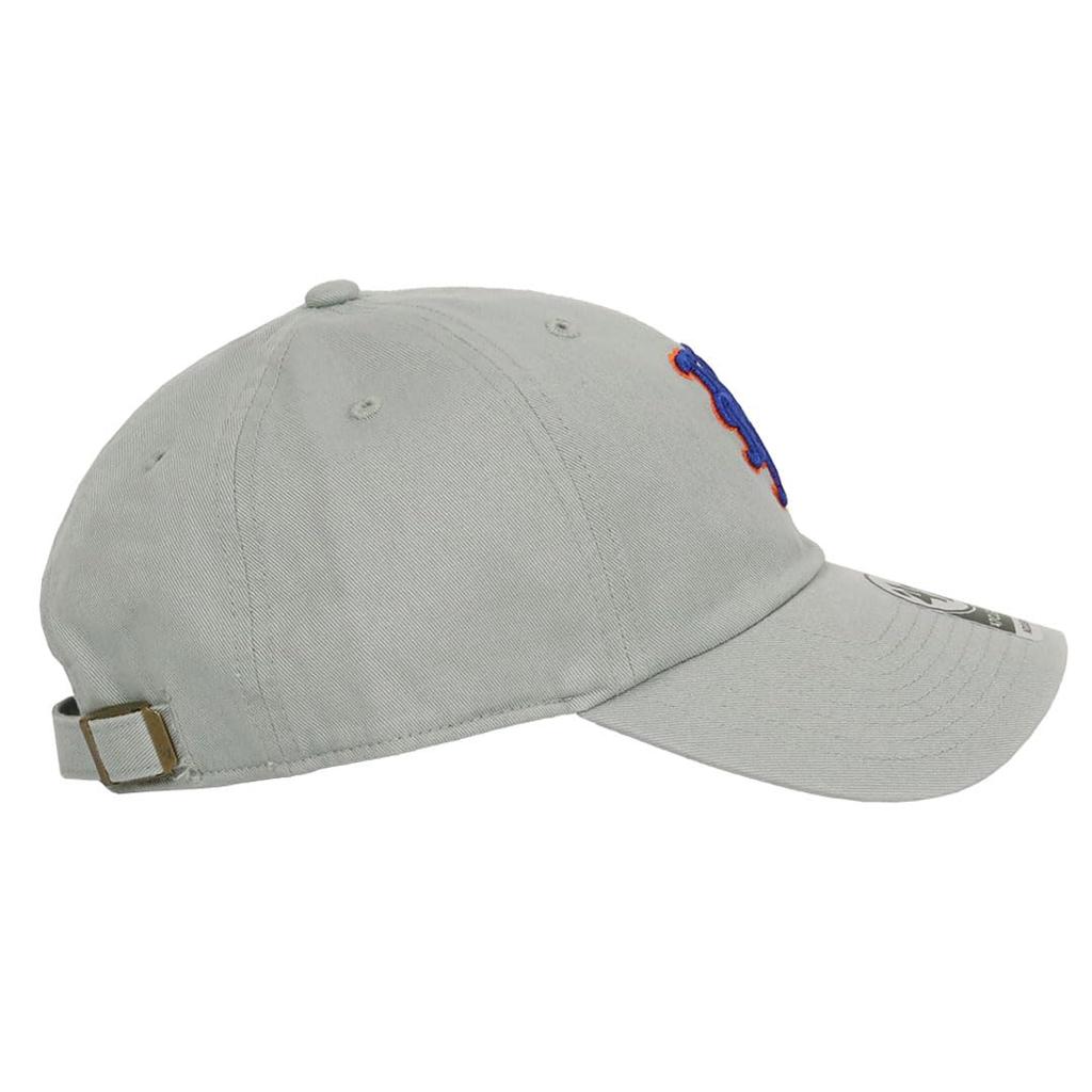 Seven 47 Kšiltovka Cleanup Low Cap Kšiltovka Major League Unisex Logo New York Mets Bouřkově šedá Šedá [Značka Forty] Pánská Dámská