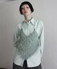 RUBATI Jacquard Shirt Half Apron_Mint
