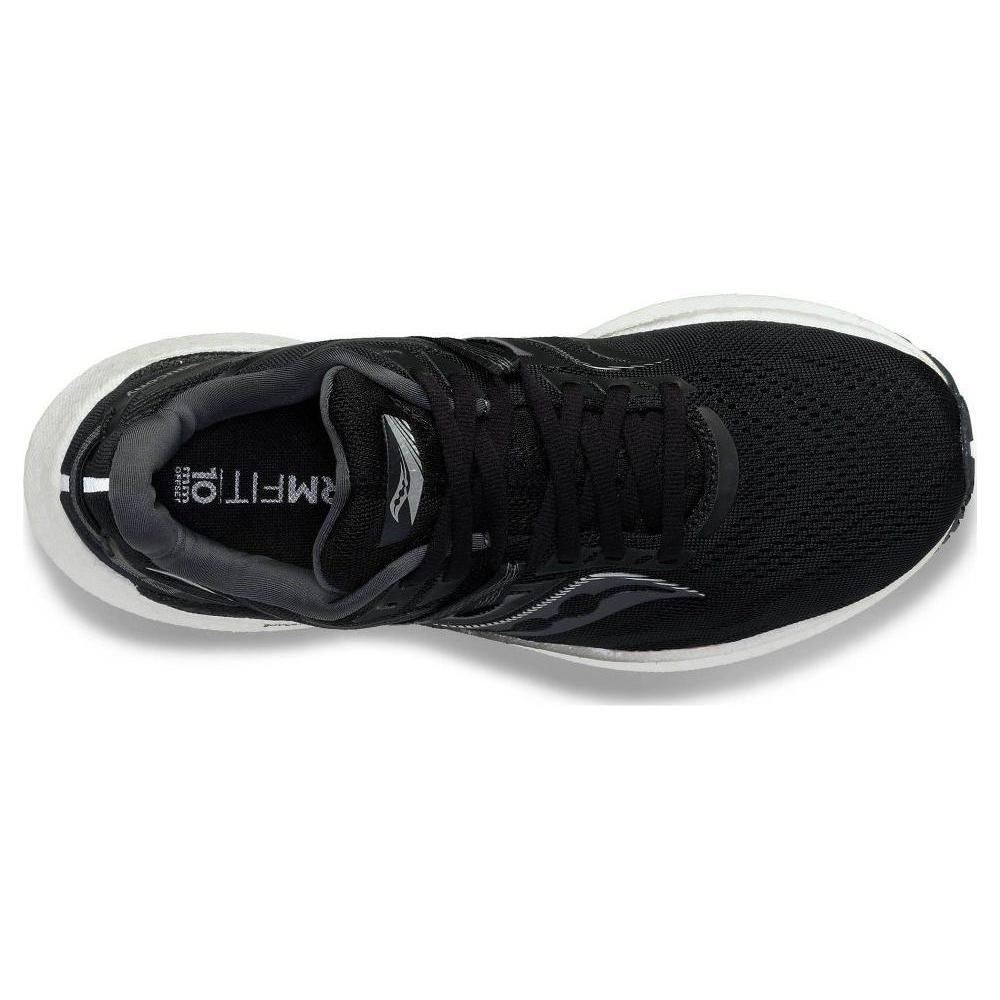 SAUCONY Triumph Victory 20 Mesh, Textil Abriebfest Atmungsaktiv Niedrig geschnitten Laufschuhe Damen Schwarz S10759-10