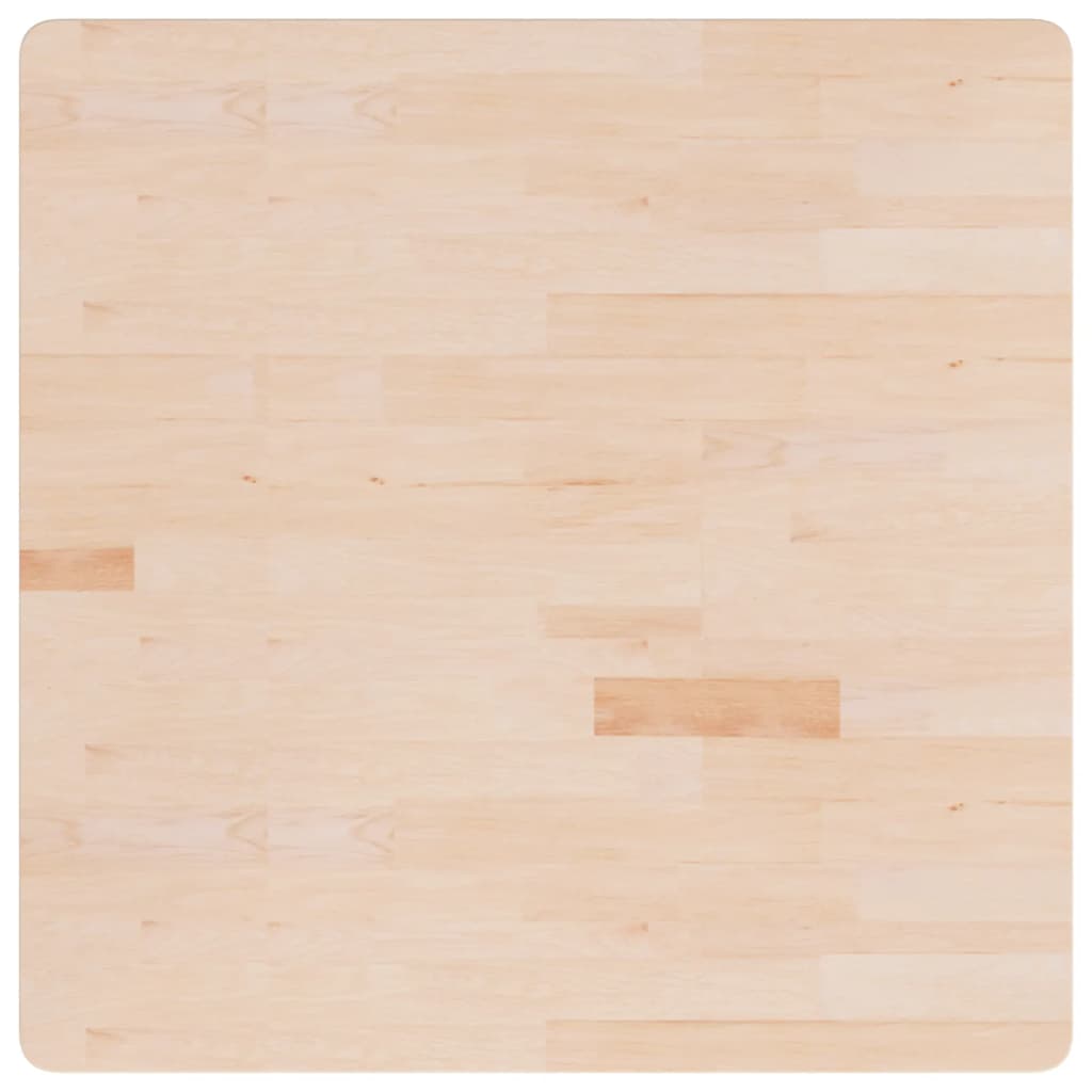 Vidaxl Square Tabletop, 90X90X1.5 Cm, Raw Oak Wood