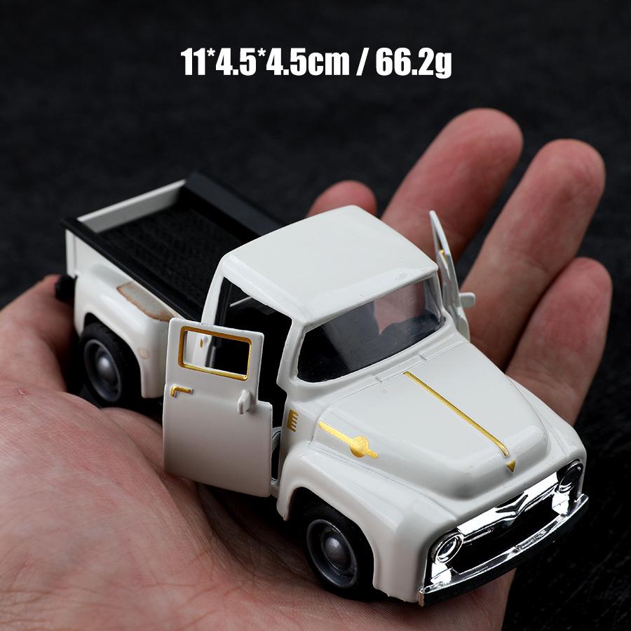 Vintage Red Retro Alloy Pickup Truck Model Toy by Miyanishi Tatsuya