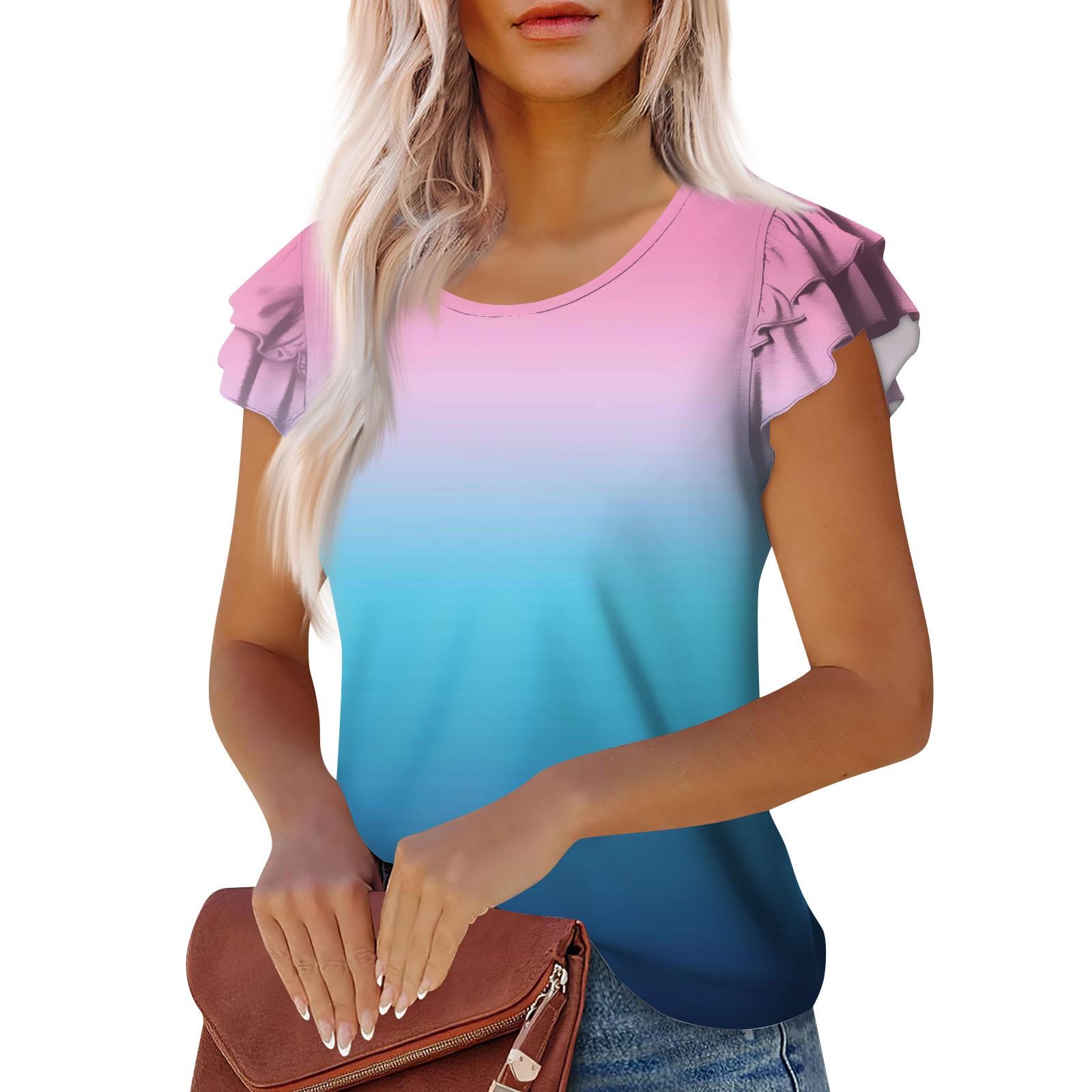 

Женские повседневные свободные рубашки модные топы футболки футболки S