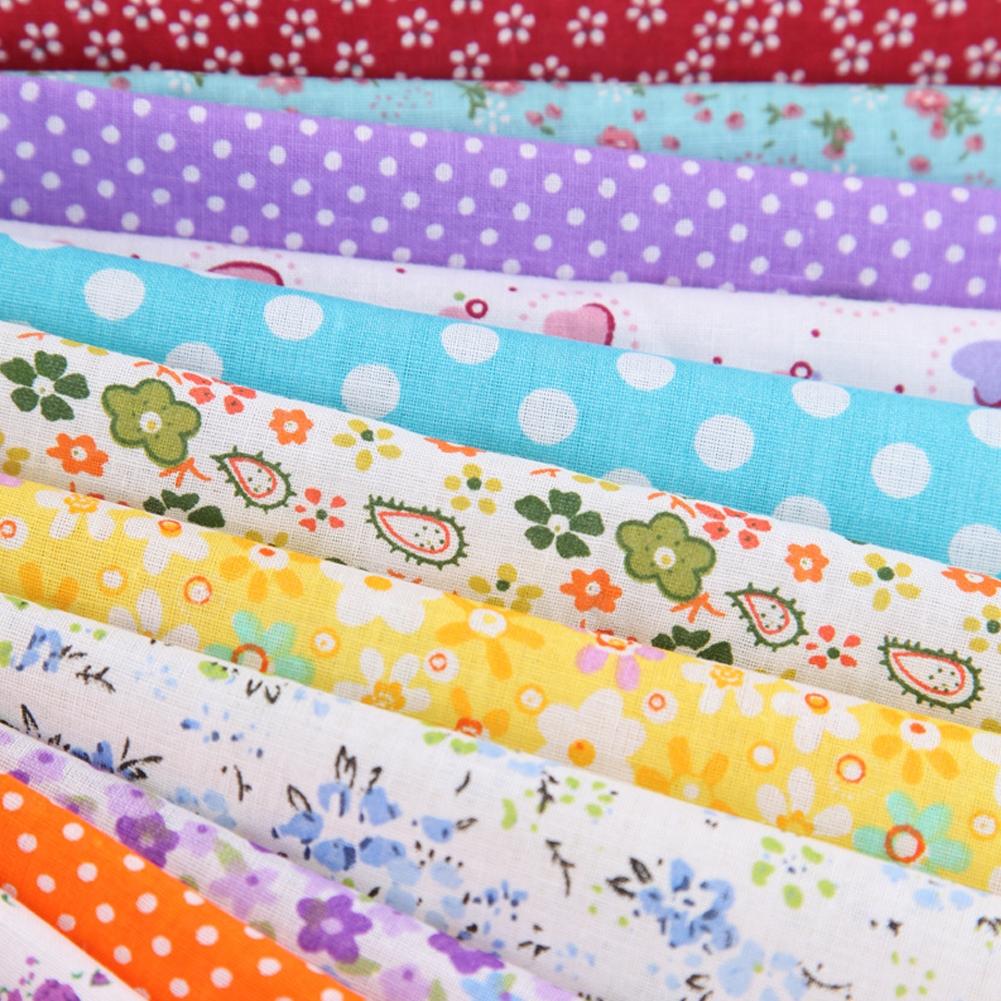 100PCs Square Patch Work Cotton Printed Different Patterns Clothing Accessories for DIY Sewing