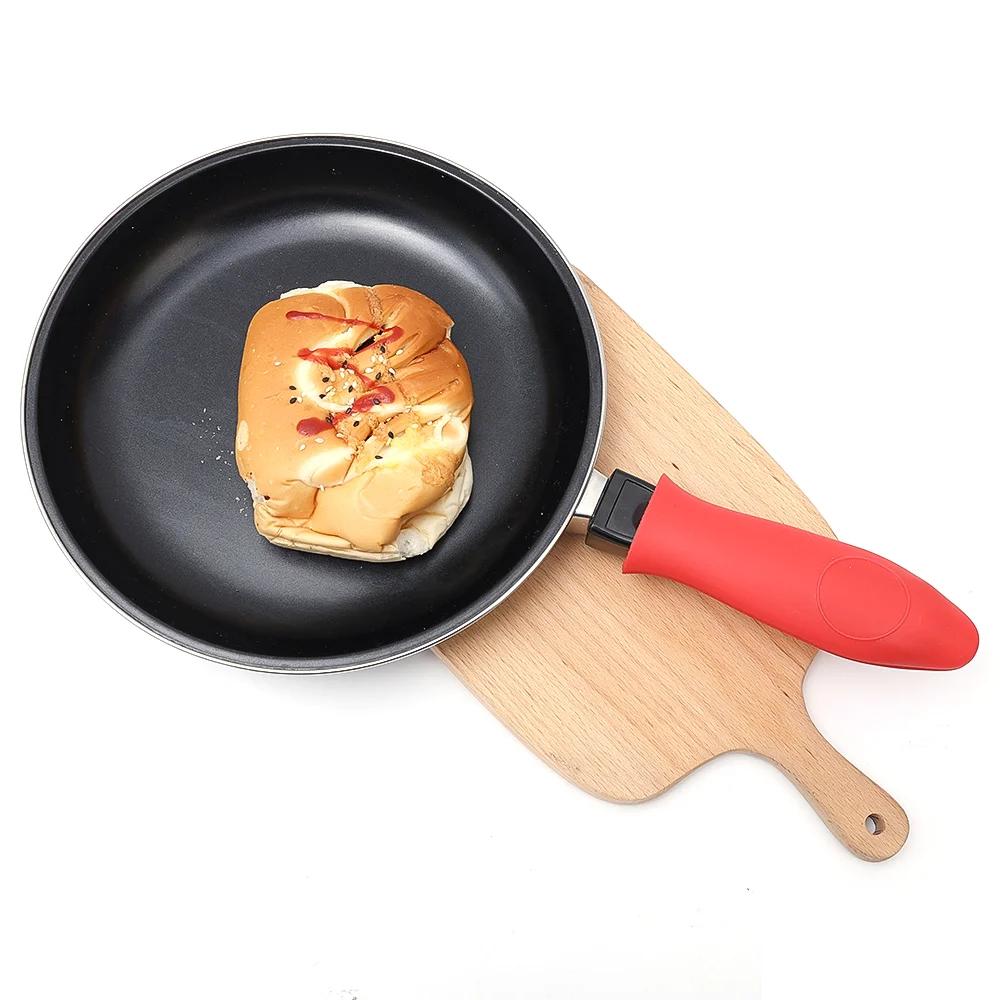 Insulated Pot Handle Holder Silicone Pot Handle Cover Antislip Heat Resistant Potholder Anti-scald Kitchen Cookware Gadgets