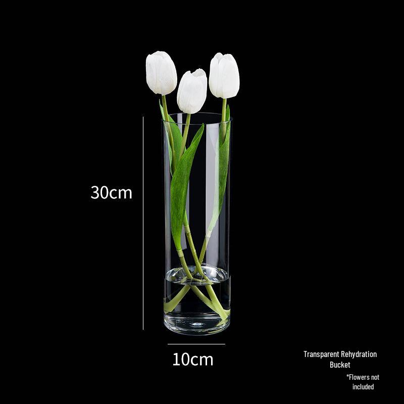 Genomskinlig Akryl Blompåse - Enkel Europeisk Stil