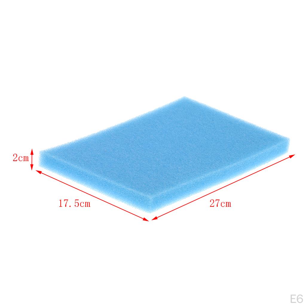 5 ks Černá/Modrá Filtrační Pěna Biochemická Absorpční Houba Pro Terárium Plazů
