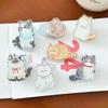 Cute Kitten Animal Cartoon Decorative Gift Sealing Clip Memo Clip Pp Clip For Students Cute Little Items