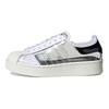 adidas Originals Superstar Series Bold Transparent Thick Sole Low Top Skate Shoes Women Sneakers Ivory-White FV3361