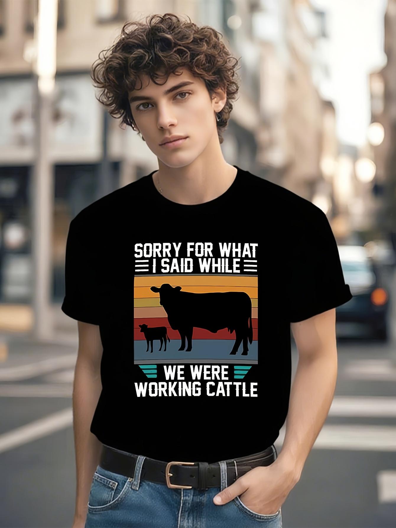 Funny Farming Tshirt - Sorry for What I Said While We Wer... XL
