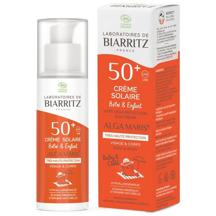 Crème Solaire - Laboratoires De Biarritz - SPF50+ - Enfant - Bio - 100ml