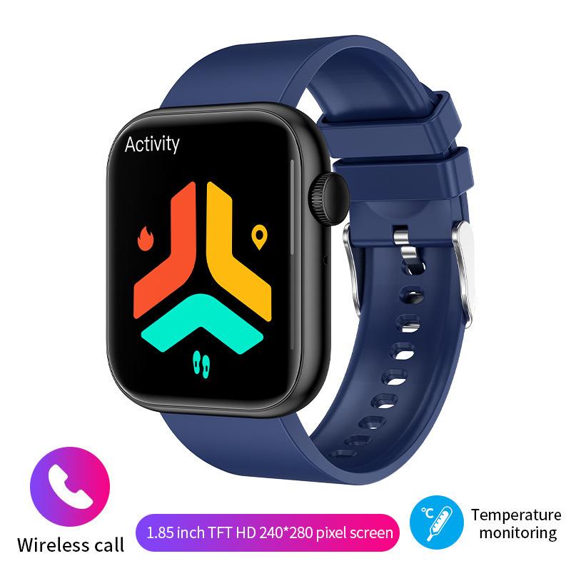 2025 Nové chytré hodinky Bezdrátové nabíjení Chytré hodinky Bluetooth hovory Muži Ženy Chytré hodinky Fitness náramek Vlastní ciferník